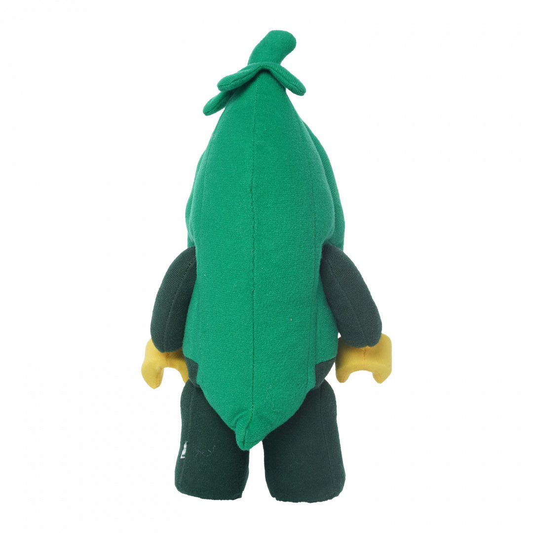 Pluszak LEGO Groszek w zielonym kształcie groszku z żółtymi rękawiczkami i ciemnymi nogami