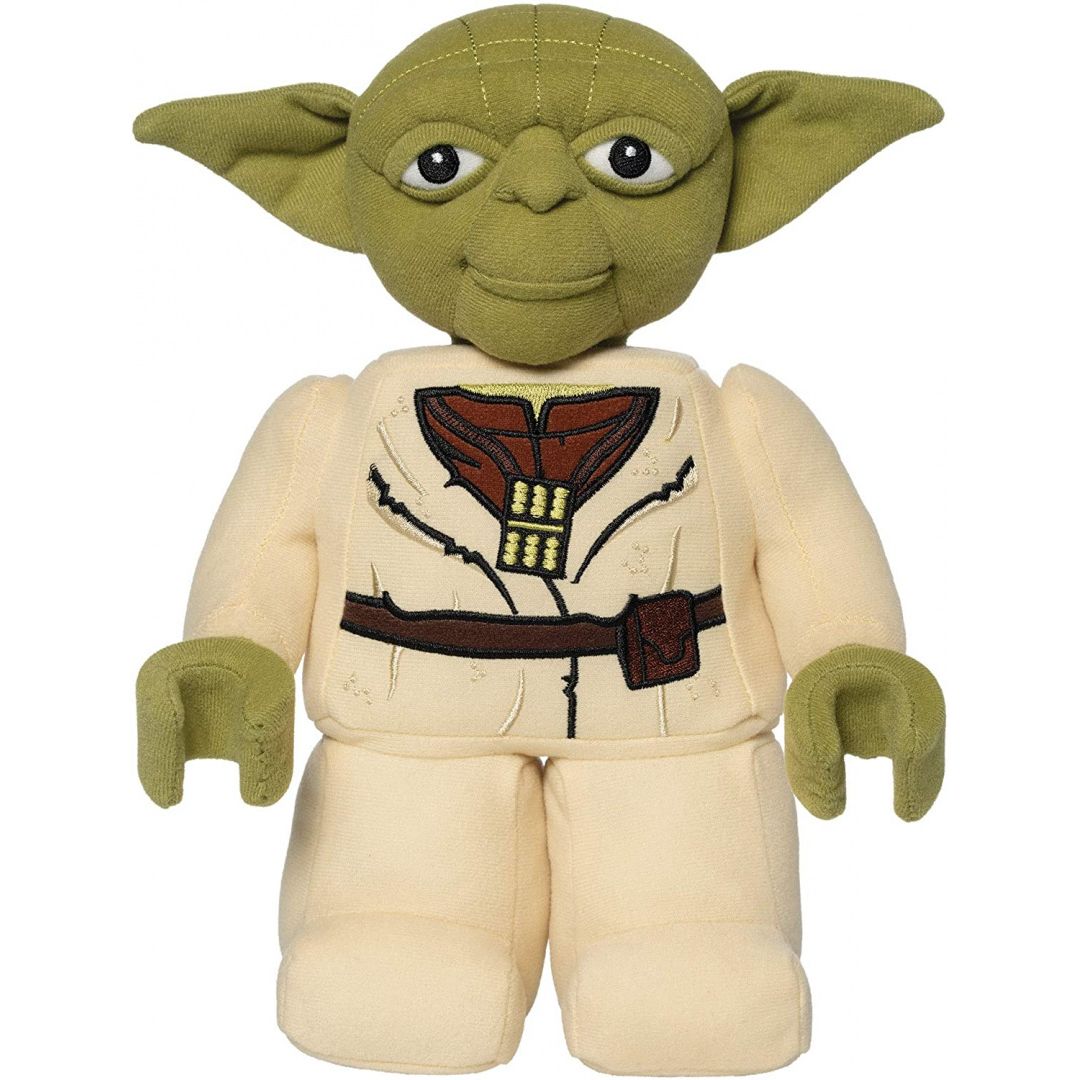 Pluszak Yoda LEGO Star Wars miękka zabawka z zieloną głową i kremowym strojem