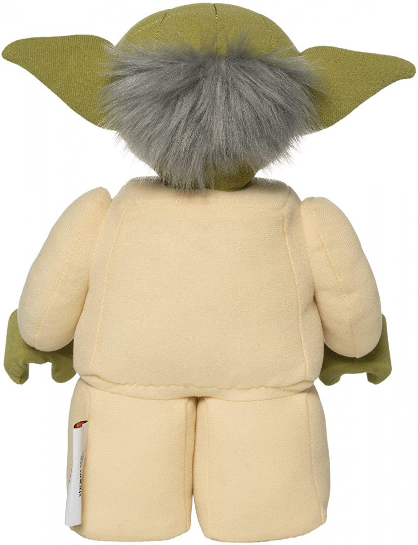 Pluszak Yoda LEGO Star Wars miękka zabawka z zielonymi uszami i kremowym ubraniem