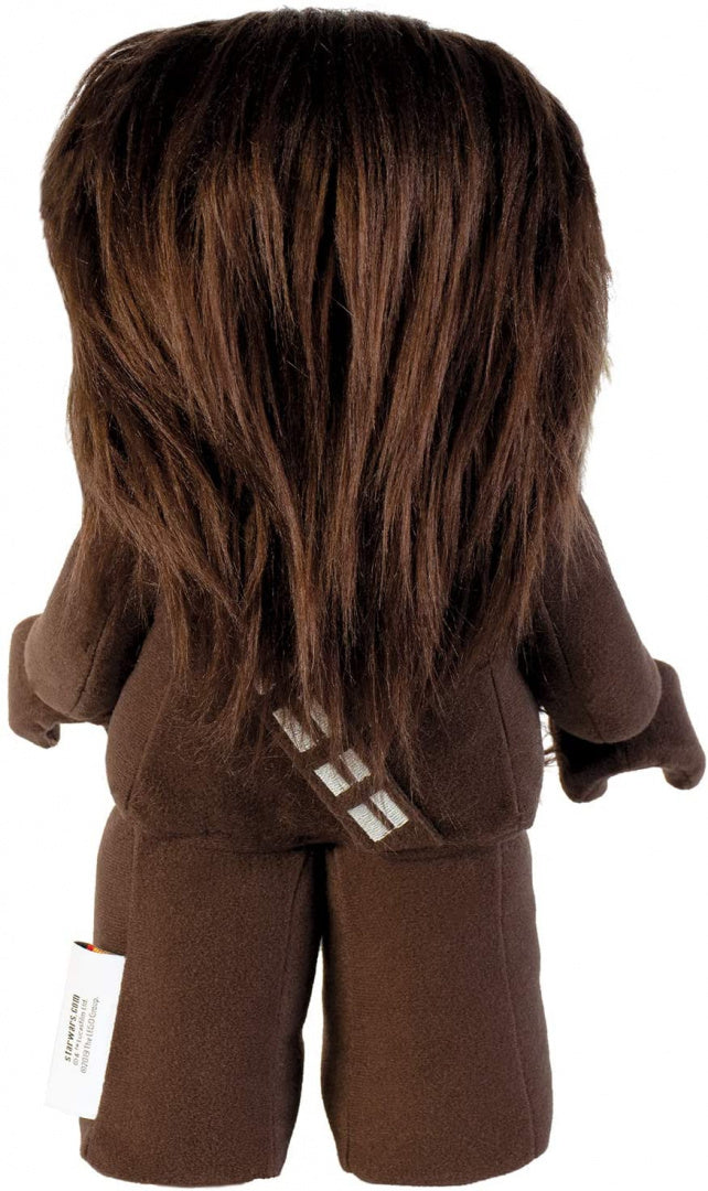 LEGO pluszak Chewbacca Star Wars z brązowym futrem i charakterystycznymi paskami z tyłu