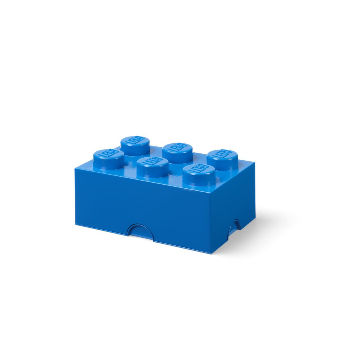 Niebieski pojemnik LEGO na zabawki w kształcie klocka LEGO do przechowywania zabawek