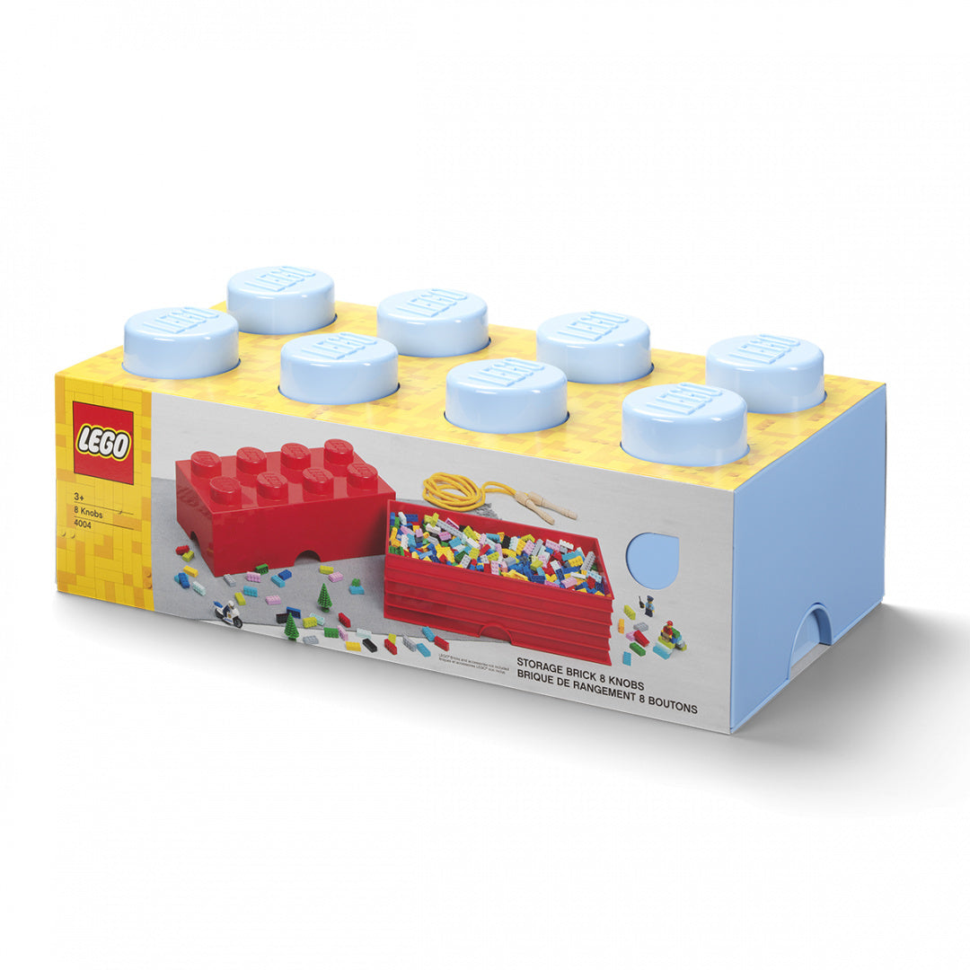 Pojemnik LEGO na zabawki w kształcie dużej cegiełki do przechowywania klocków LEGO