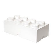 Biały pojemnik LEGO Brick 8 do przechowywania klocków i akcesoriów LEGO