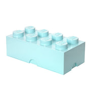 Pojemnik LEGO Brick 8 morski w kształcie klasycznej klocka LEGO do przechowywania zabawek