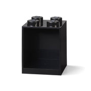 Czarna półka LEGO Brick 4 czarna w kształcie klocka LEGO do przechowywania i dekoracji