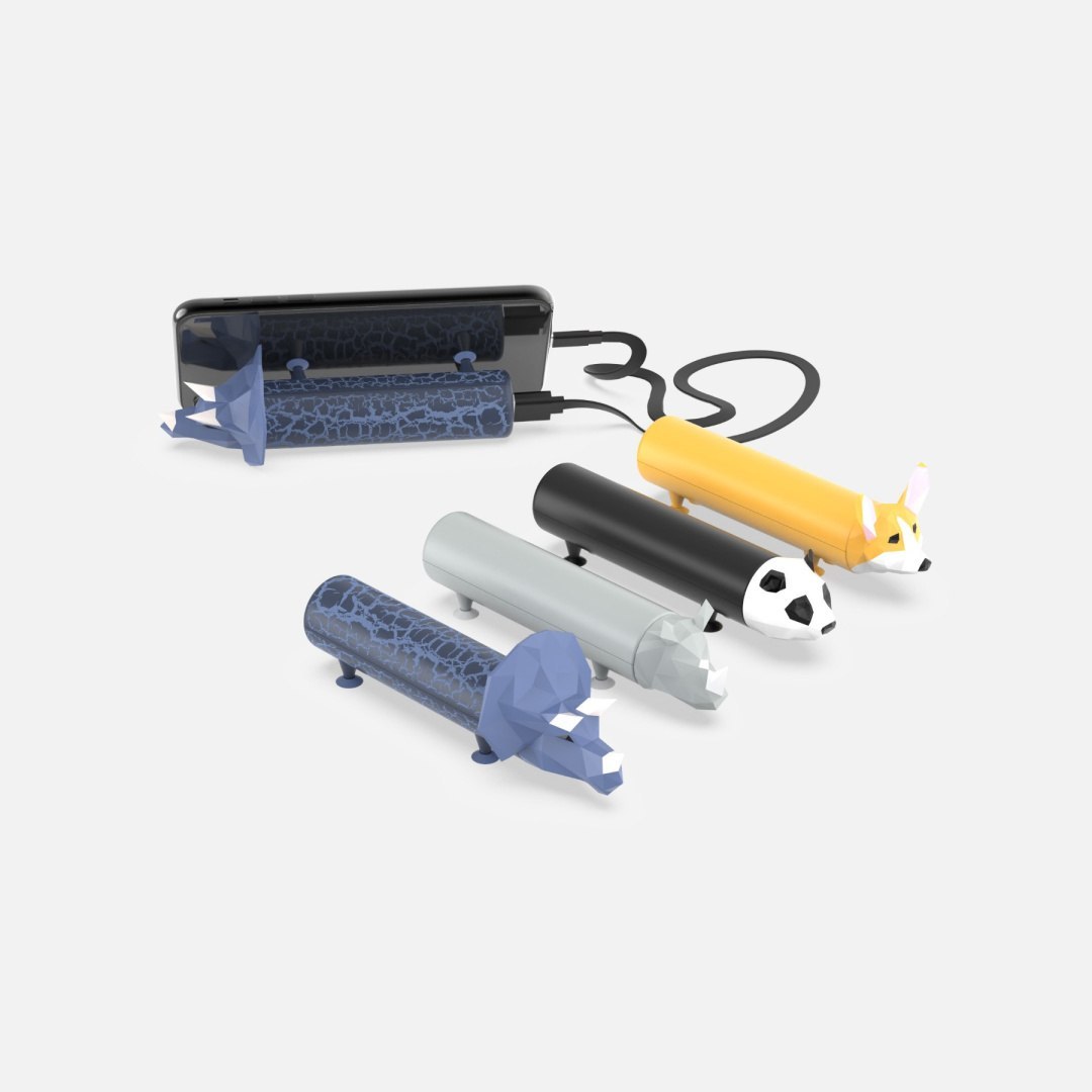 Powerbank piesek corgi w kształcie psa do ładowania urządzeń elektronicznych marki Yamann