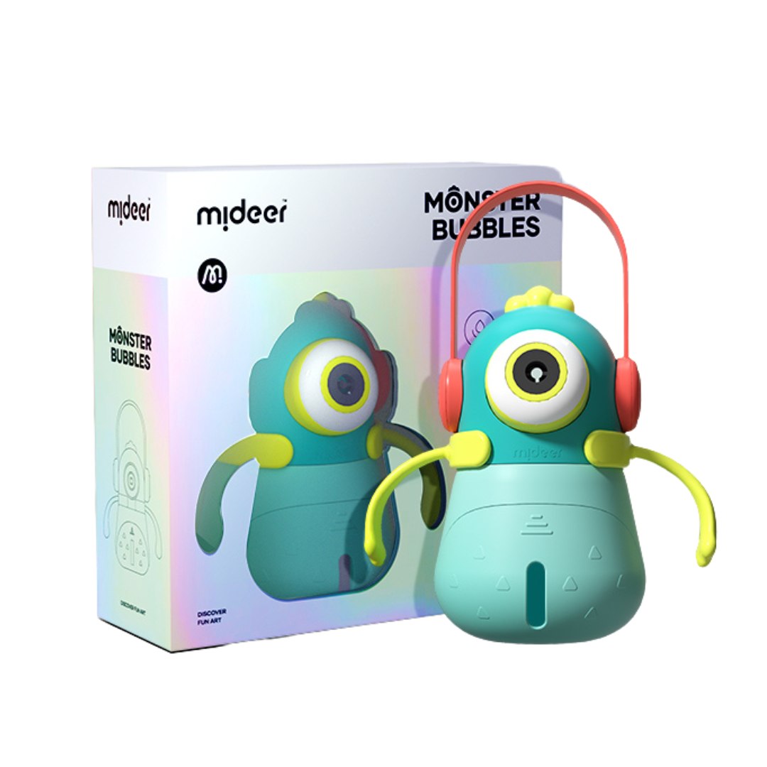 Grający automat do baniek mideer – Potwór bańkotwórca (z płynem)