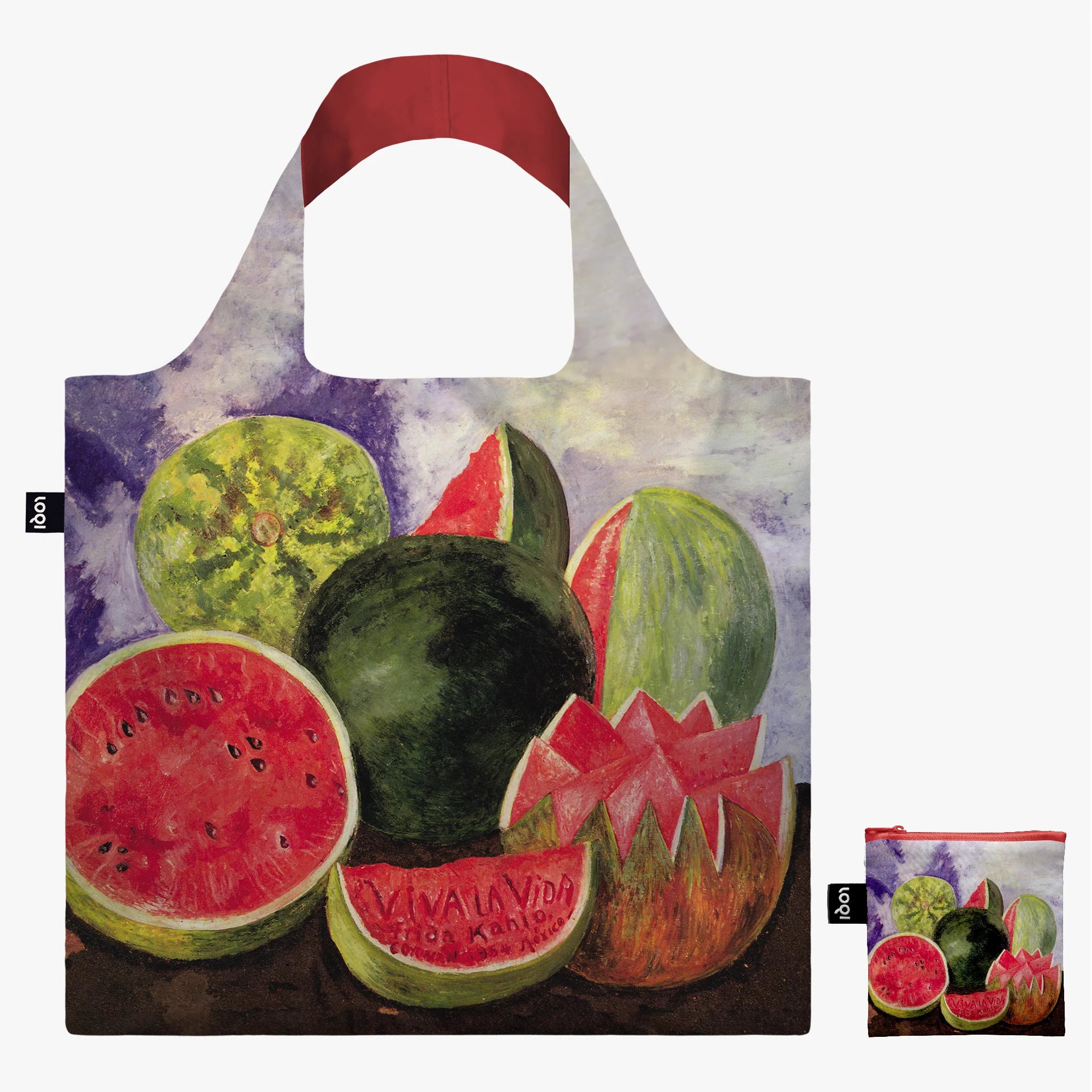 Torba LOQI Frida Kahlo – Viva la Vida, Watermelons