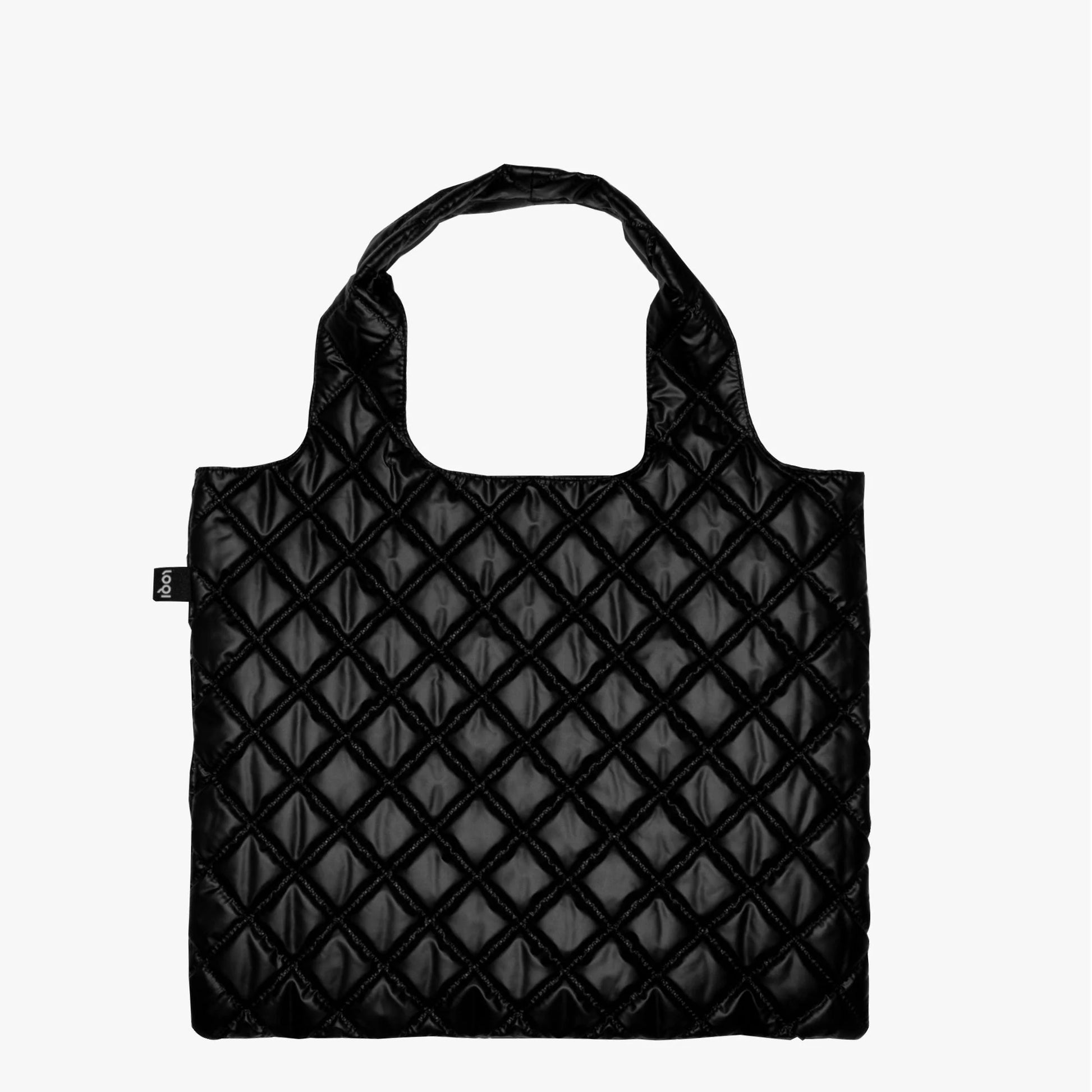 Torba LOQI Metallic – Black Puffy