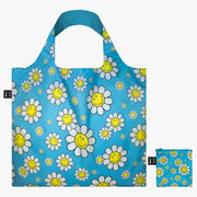 Torba LOQI Smiley – Flowers Blue
