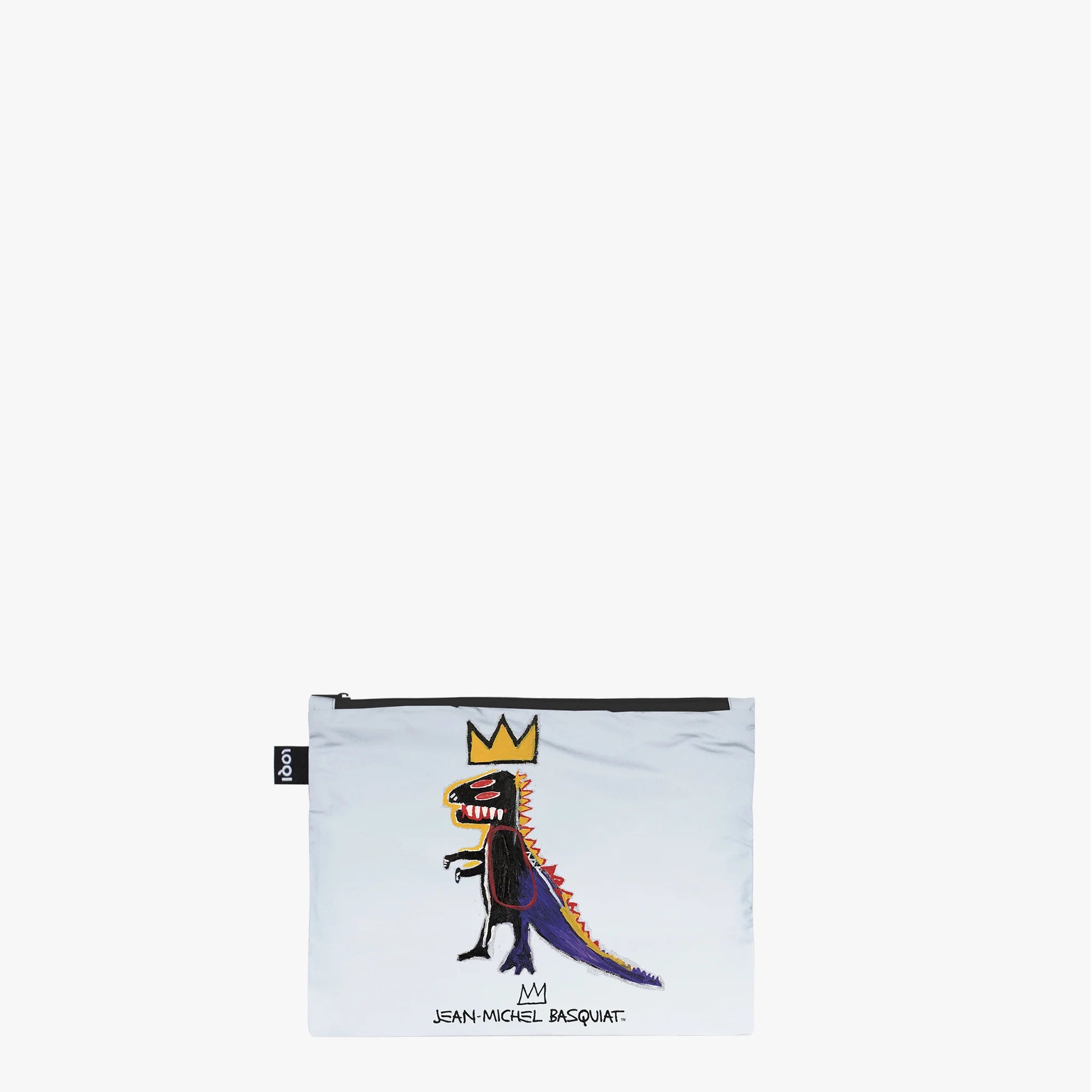 Zestaw saszetek LOQI Jean-Michel Basquiat – Crown, Pez Dispenser, Untitled (3 szt.)