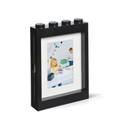 Czarna ramka LEGO na zdjęcia czarna w kształcie klocka z miejscem na fotografię
