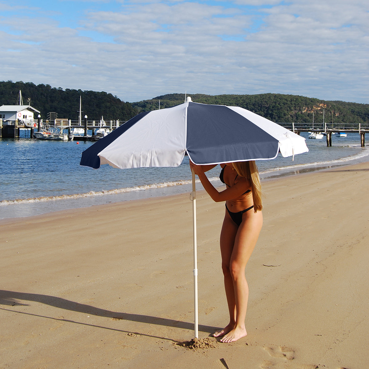 Kompaktowy parasol plażowy – Marine