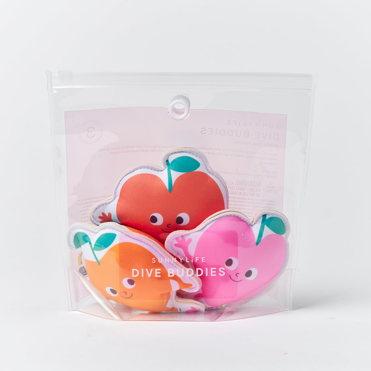 Zabawki do nauki nurkowania – Poppy the Peach (3 szt.)