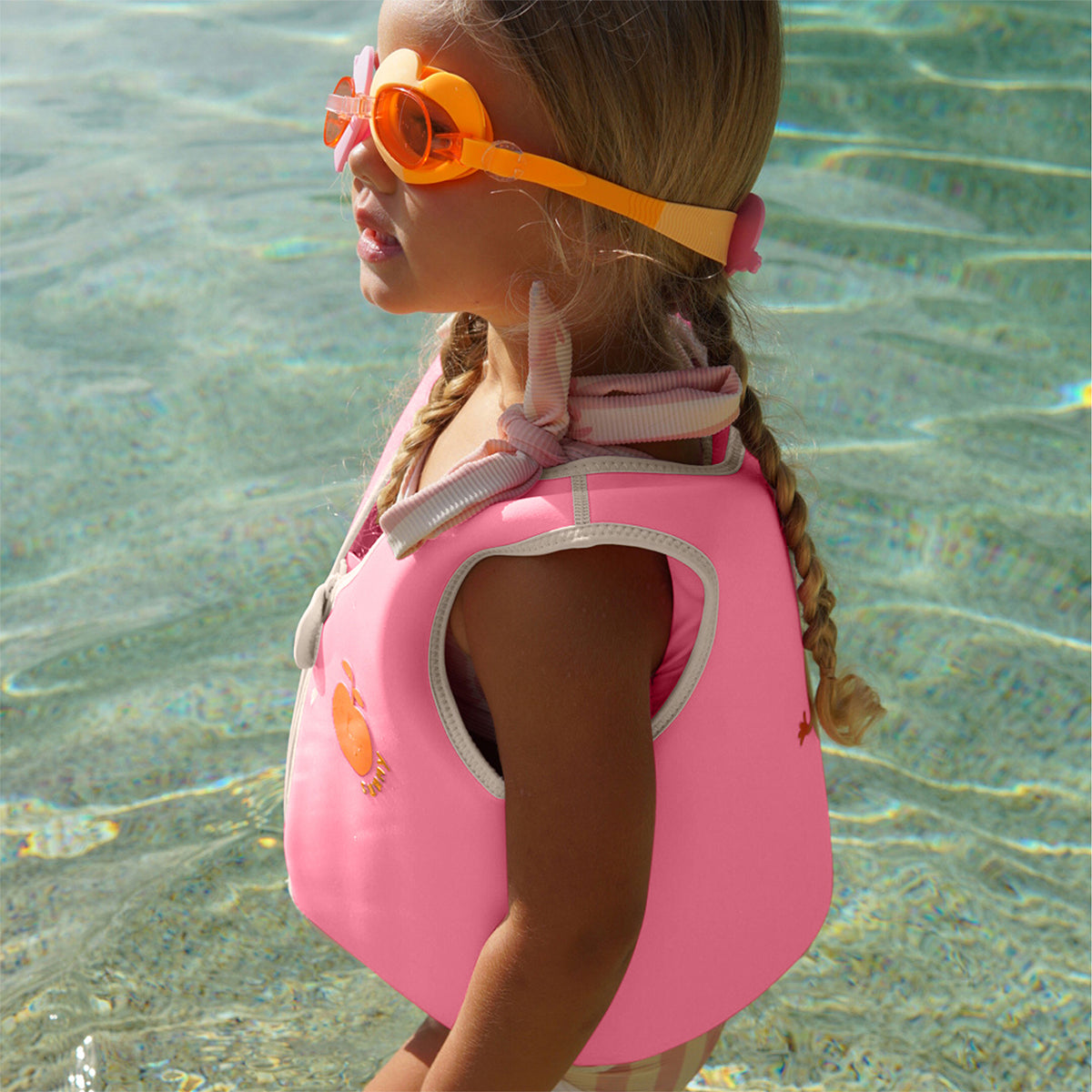 Dziecięca kamizelka do pływania (3-6 lat) – Poppy the Peach