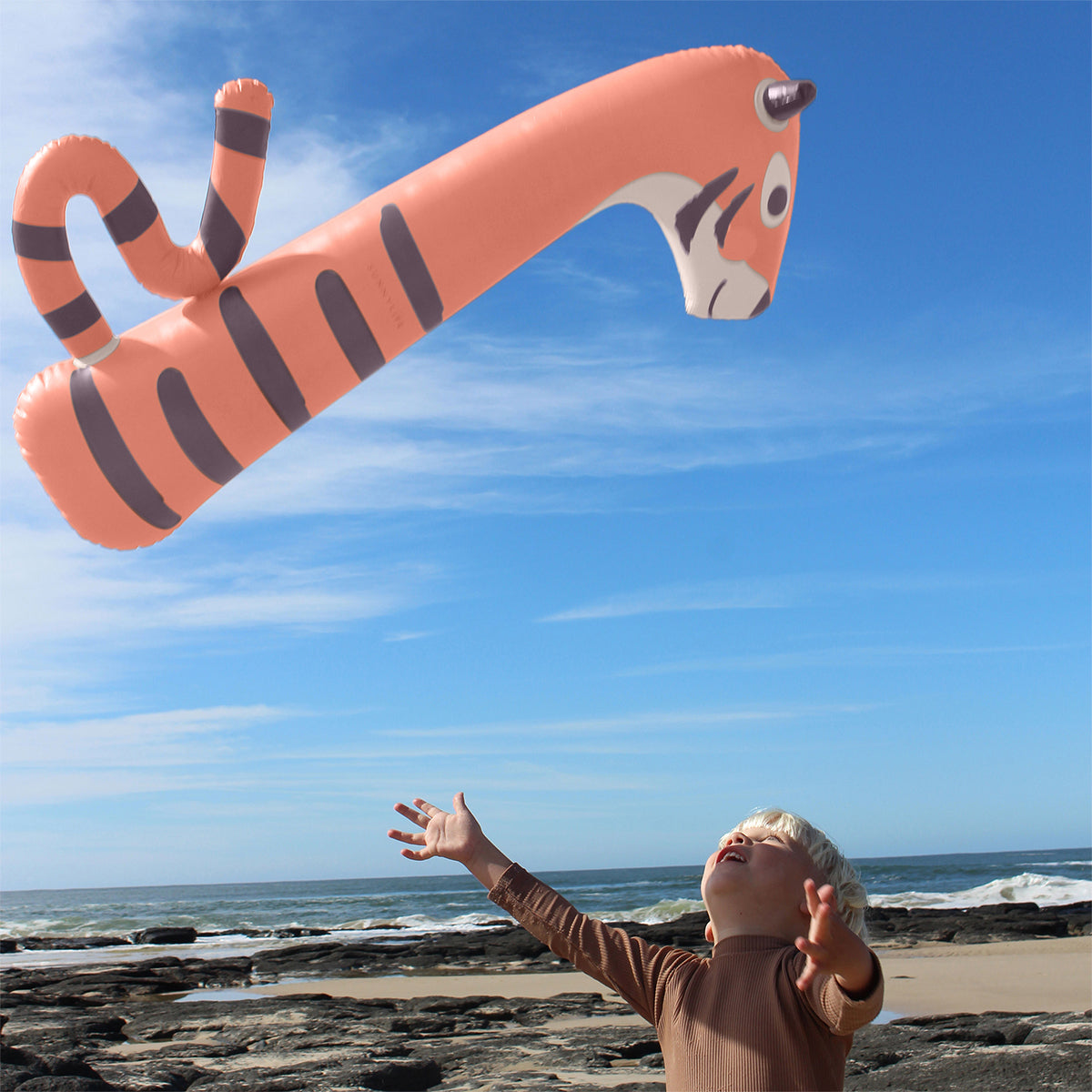Dmuchane makarony do pływania – Tino the Tiger (2 szt.)