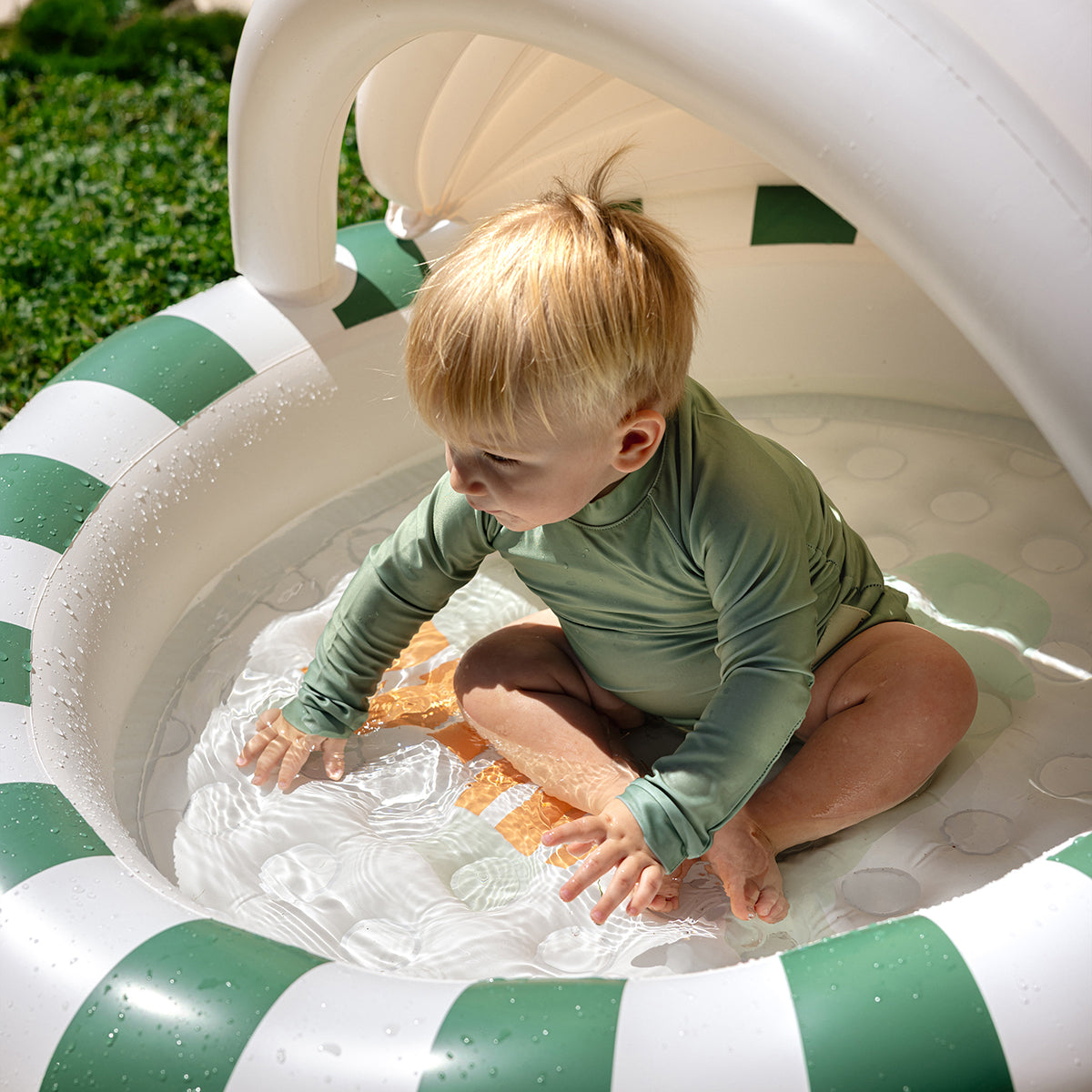 Pool with canopy – Eli the Elephant