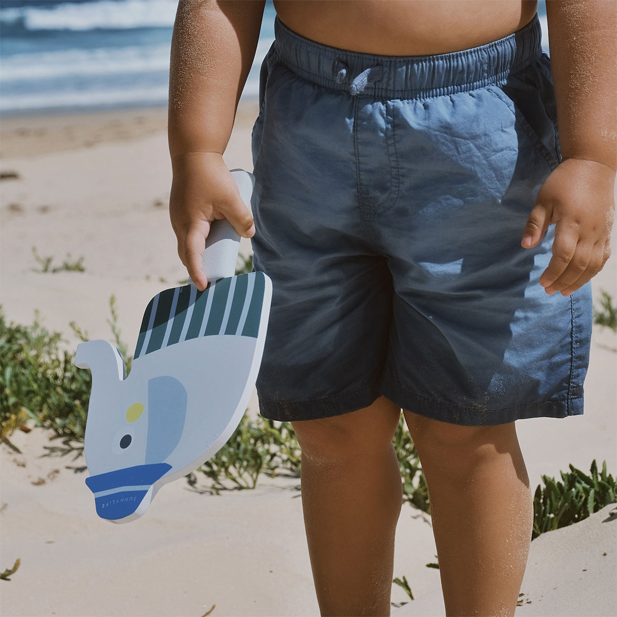 Children's beach paddles with Velcro – Eli the Elephant