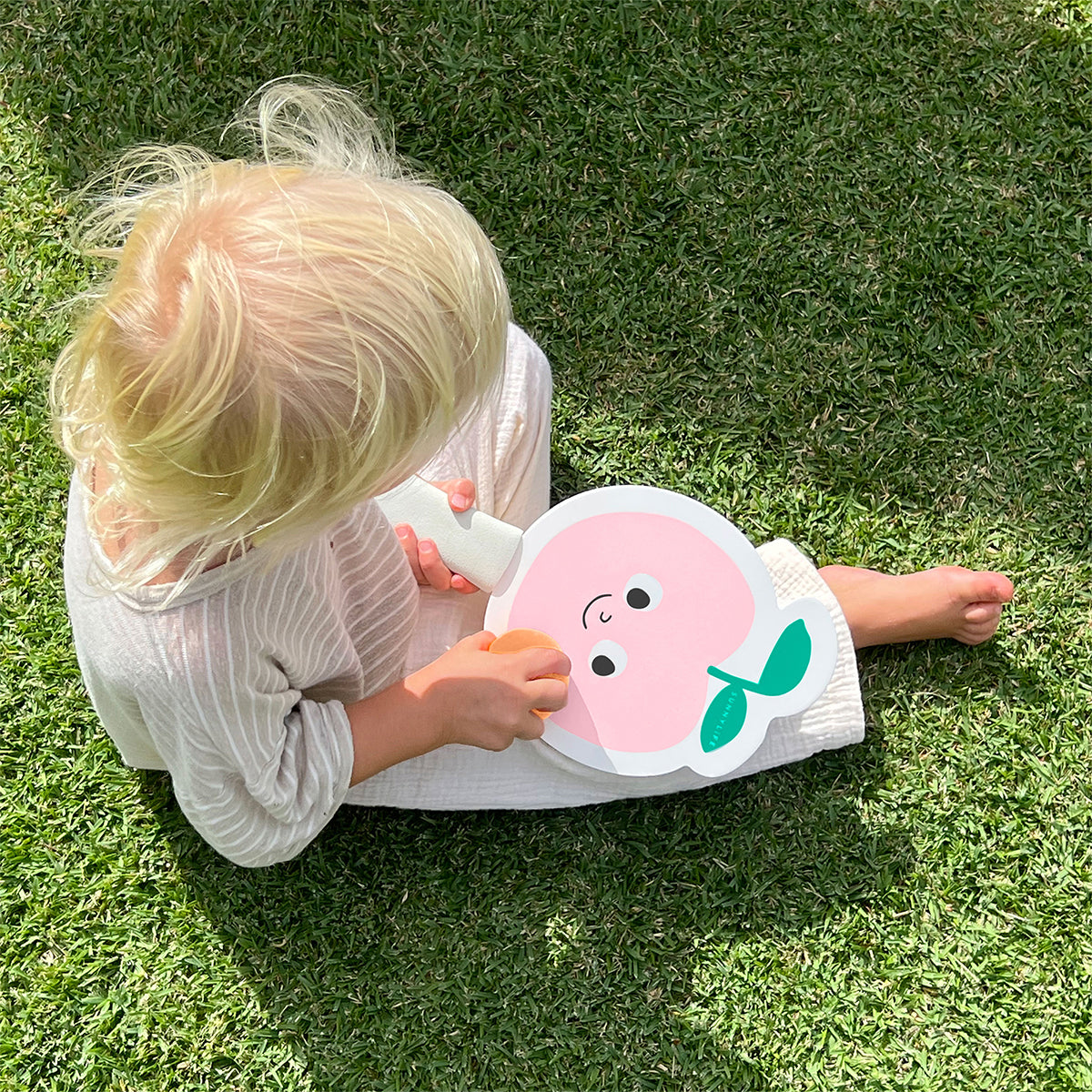Dziecięce rakietki plażowe na rzep – Poppy the Peach