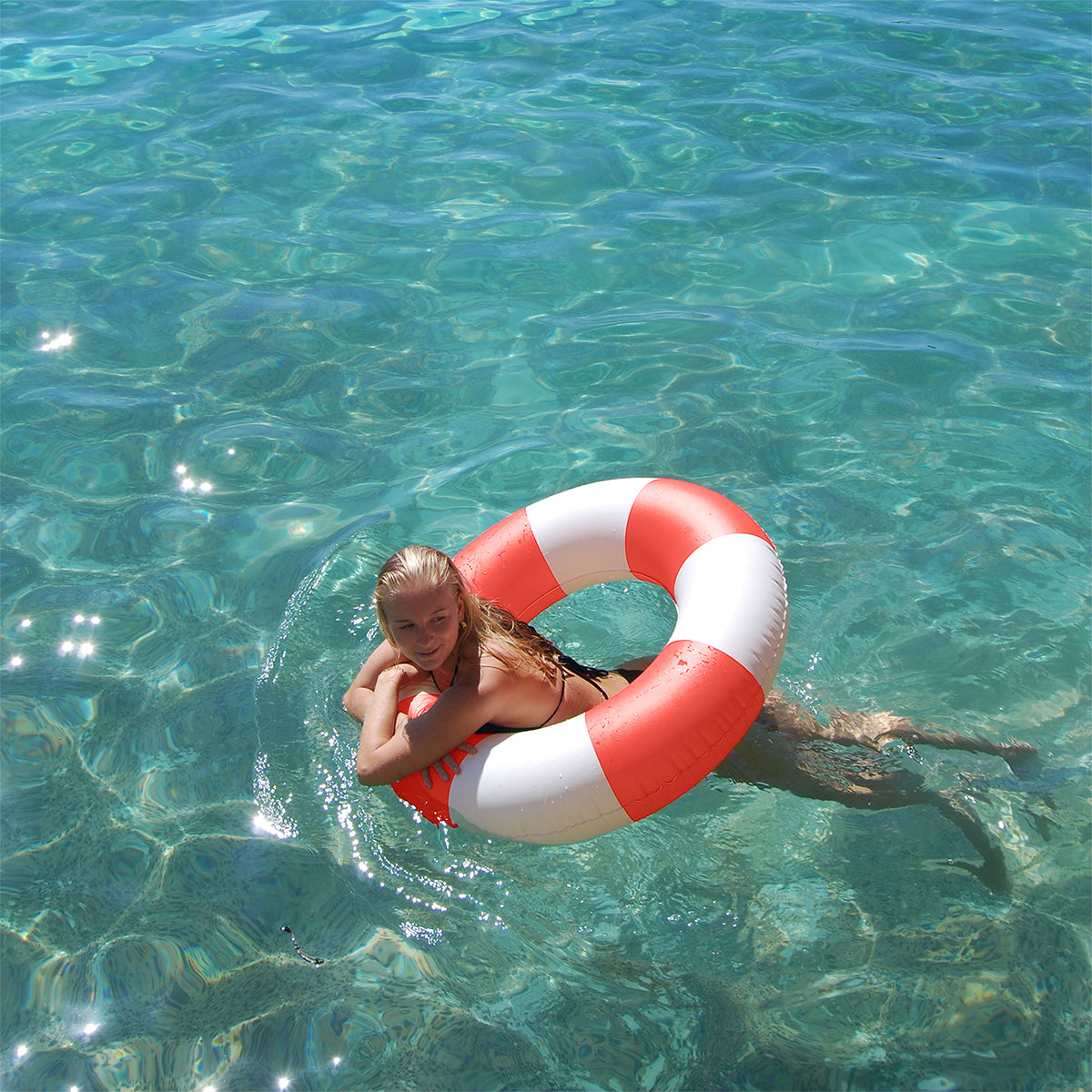 Wąskie koło do pływania – Pool Party Tomato