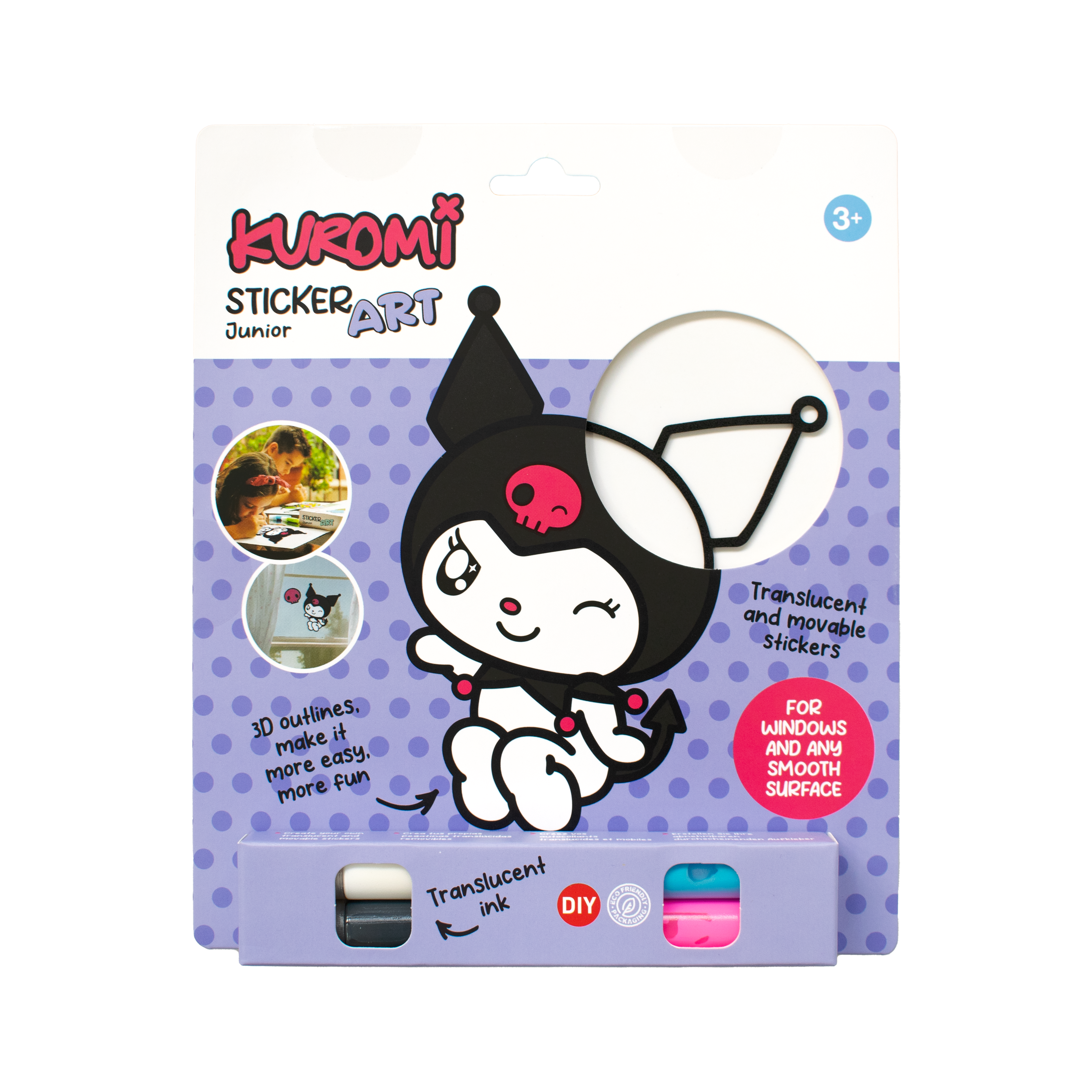 Zestaw do tworzenia naklejek Sticker Art – Hello Kitty lub Kuromi