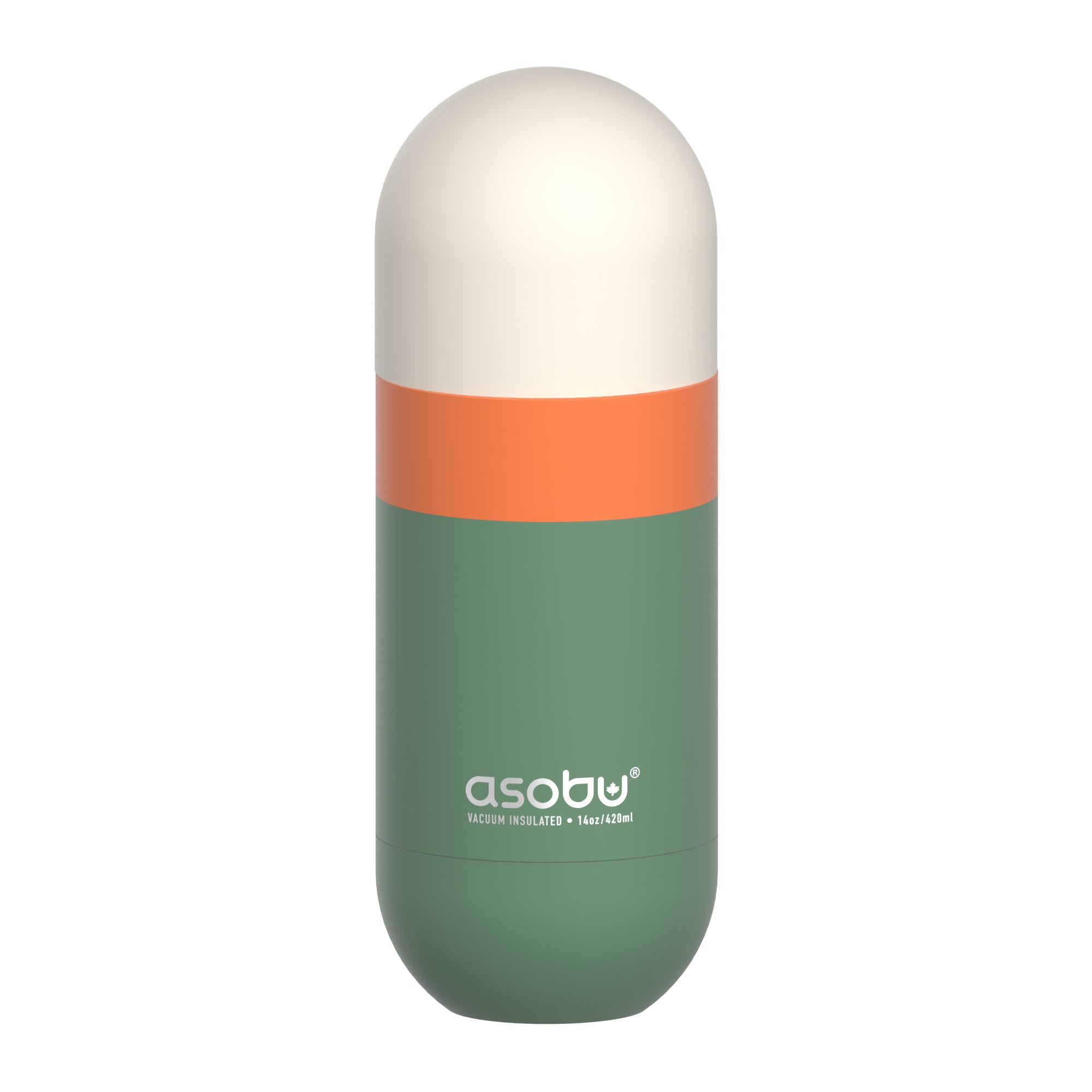 Butelka termiczna Orb Asobu – pastel green 420 ml