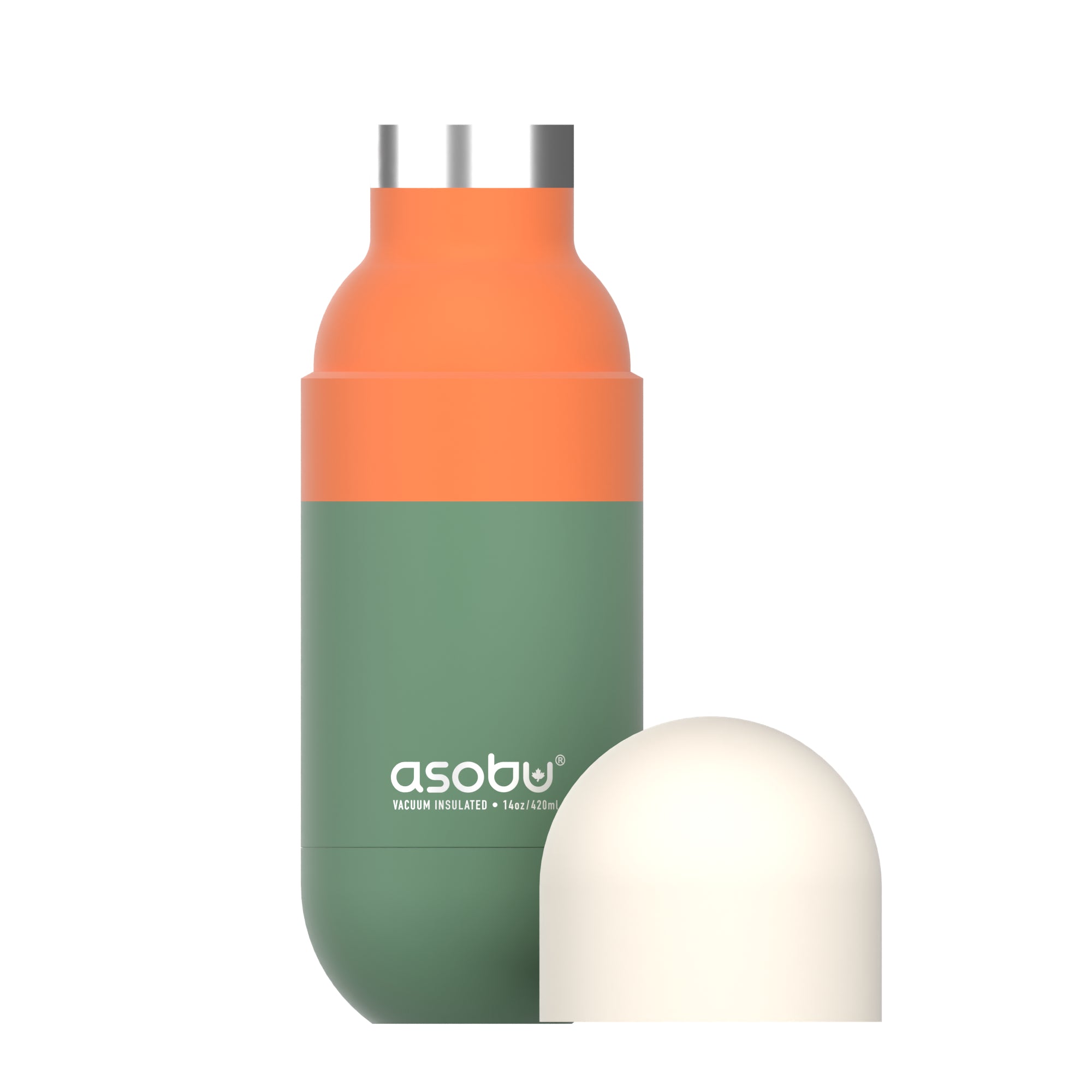 Butelka termiczna Orb Asobu – pastel green 420 ml