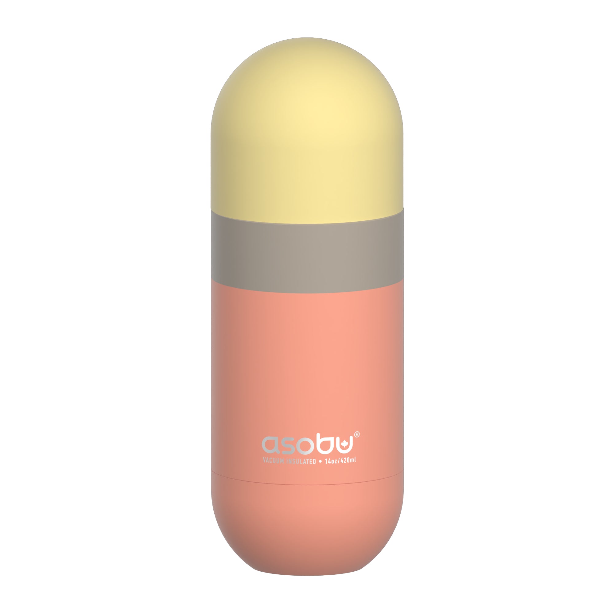 Butelka termiczna Orb Asobu – pastel peach 420 ml
