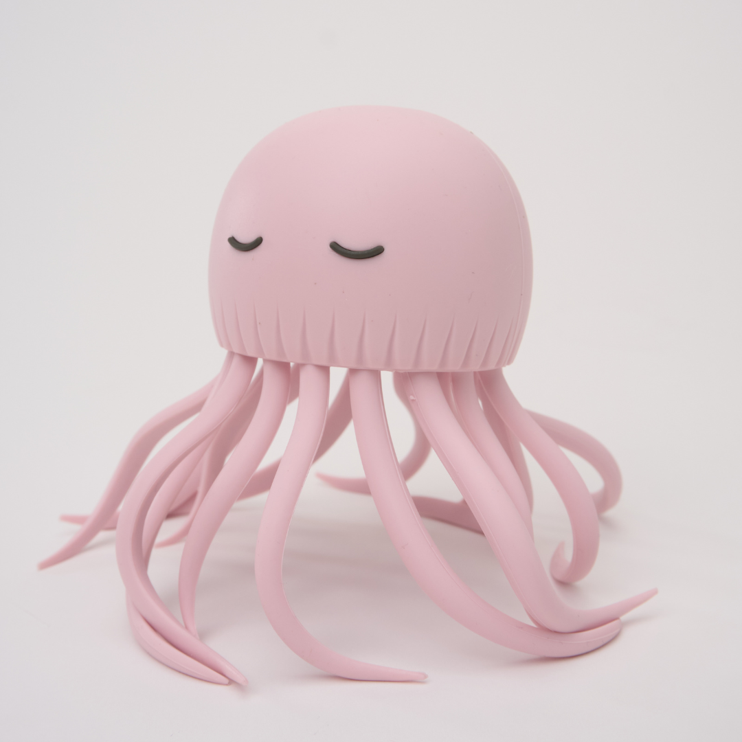 Butelka termiczna ze słomką Bestie Asobu – Meduza Różowa 460 ml