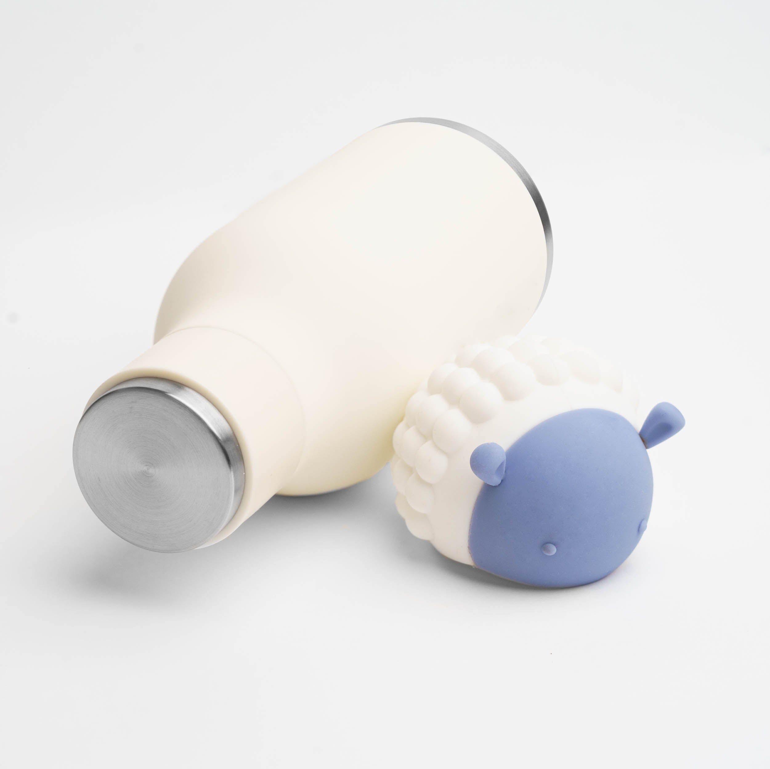 Butelka termiczna ze słomką Bestie Asobu – Owca 460 ml