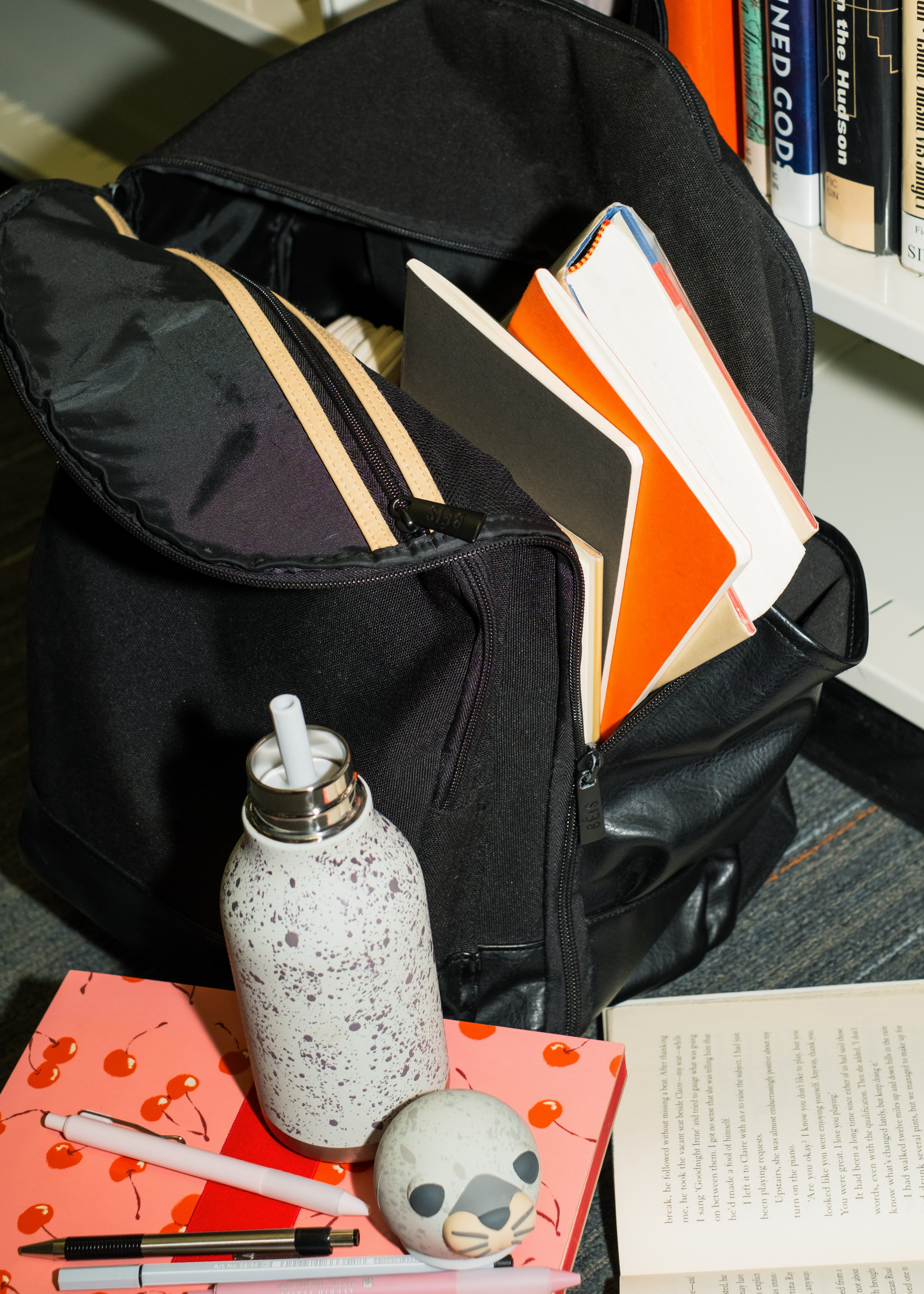 Butelka termiczna ze słomką Bestie Asobu – Foka 460 ml