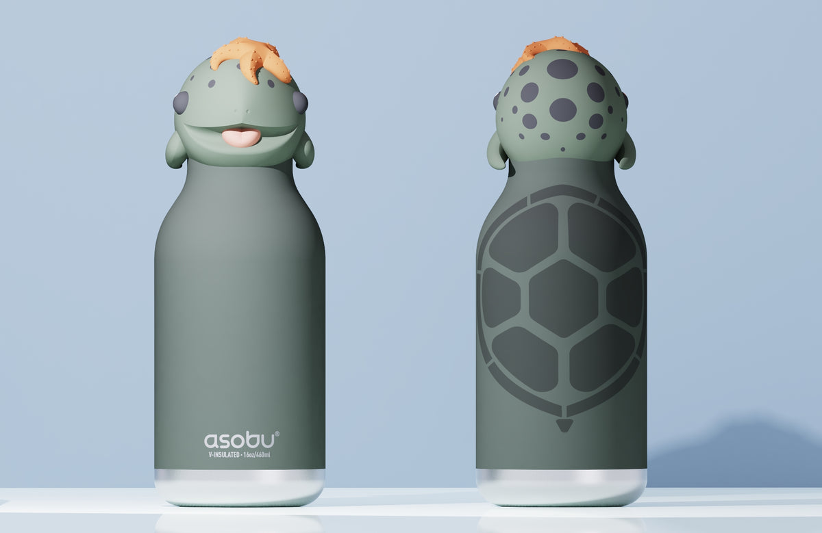 Thermal bottle with straw Bestie Asobu – Cow 460 ml