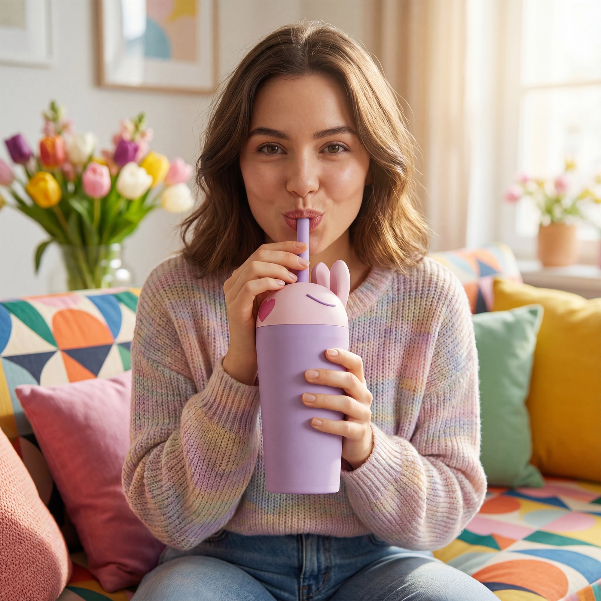 Kubek termiczny Bestie Tumbler – Królik 720 ml