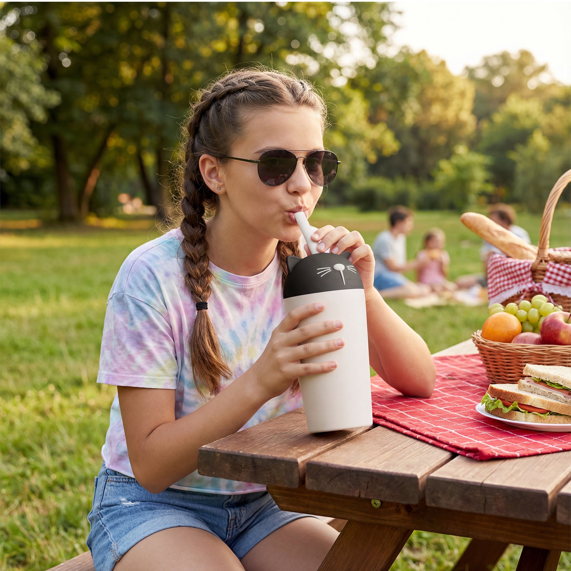 Kubek termiczny Bestie Tumbler – Kot 720 ml