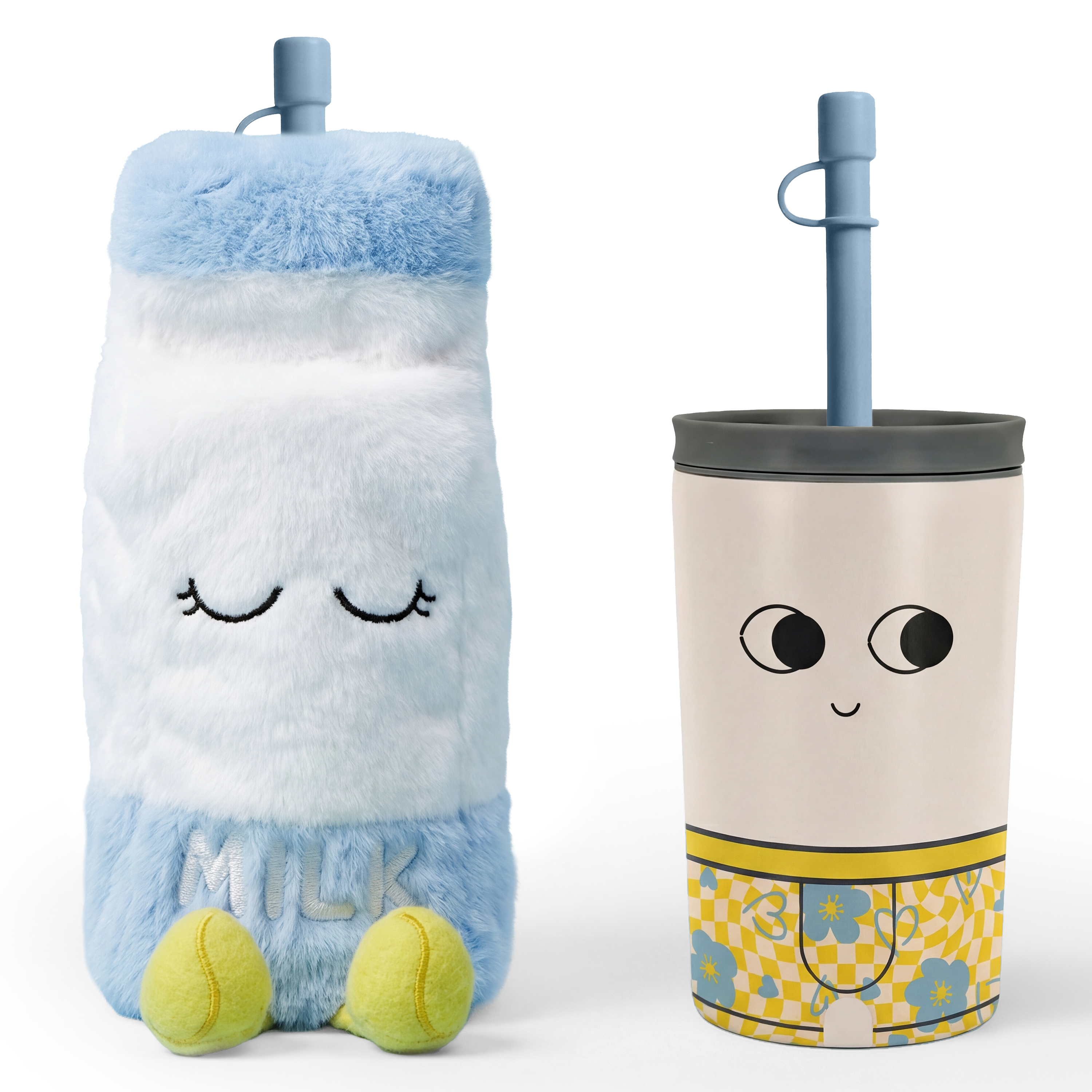 Botella térmica en estuche de felpa Fuzzie Asobu - Millie