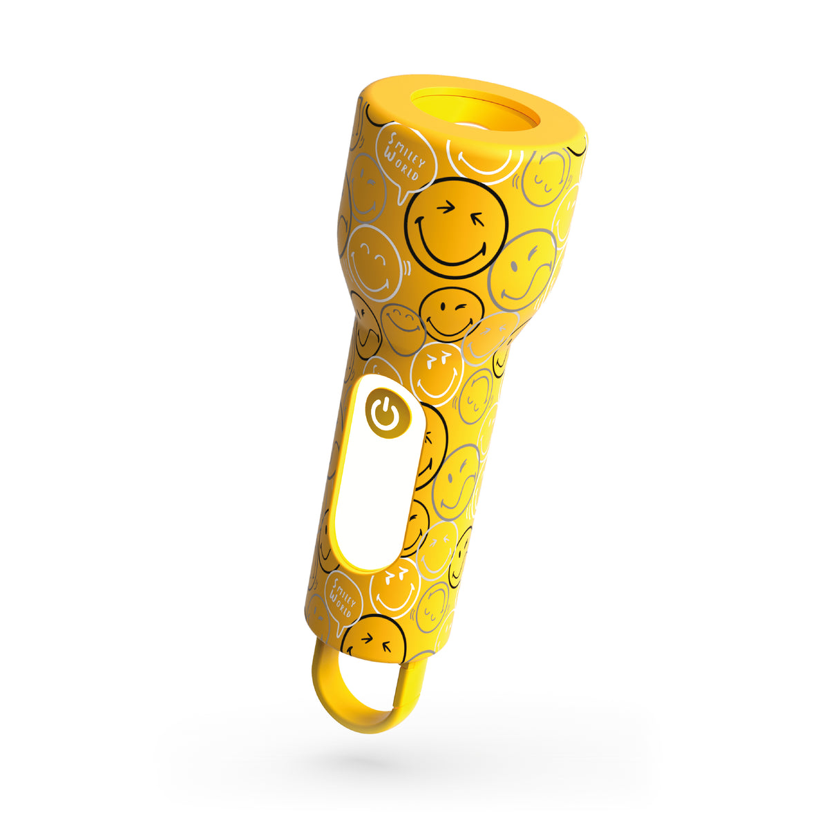 Children's flashlight Glowy MOB Smiley World – yellow