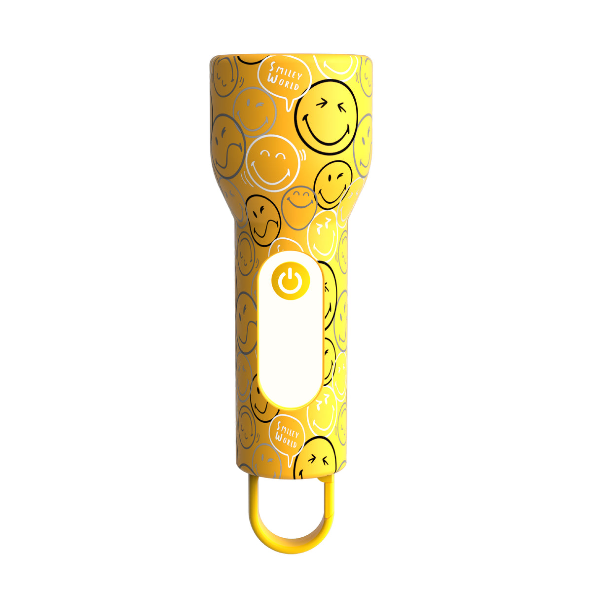 Children's flashlight Glowy MOB Smiley World – yellow