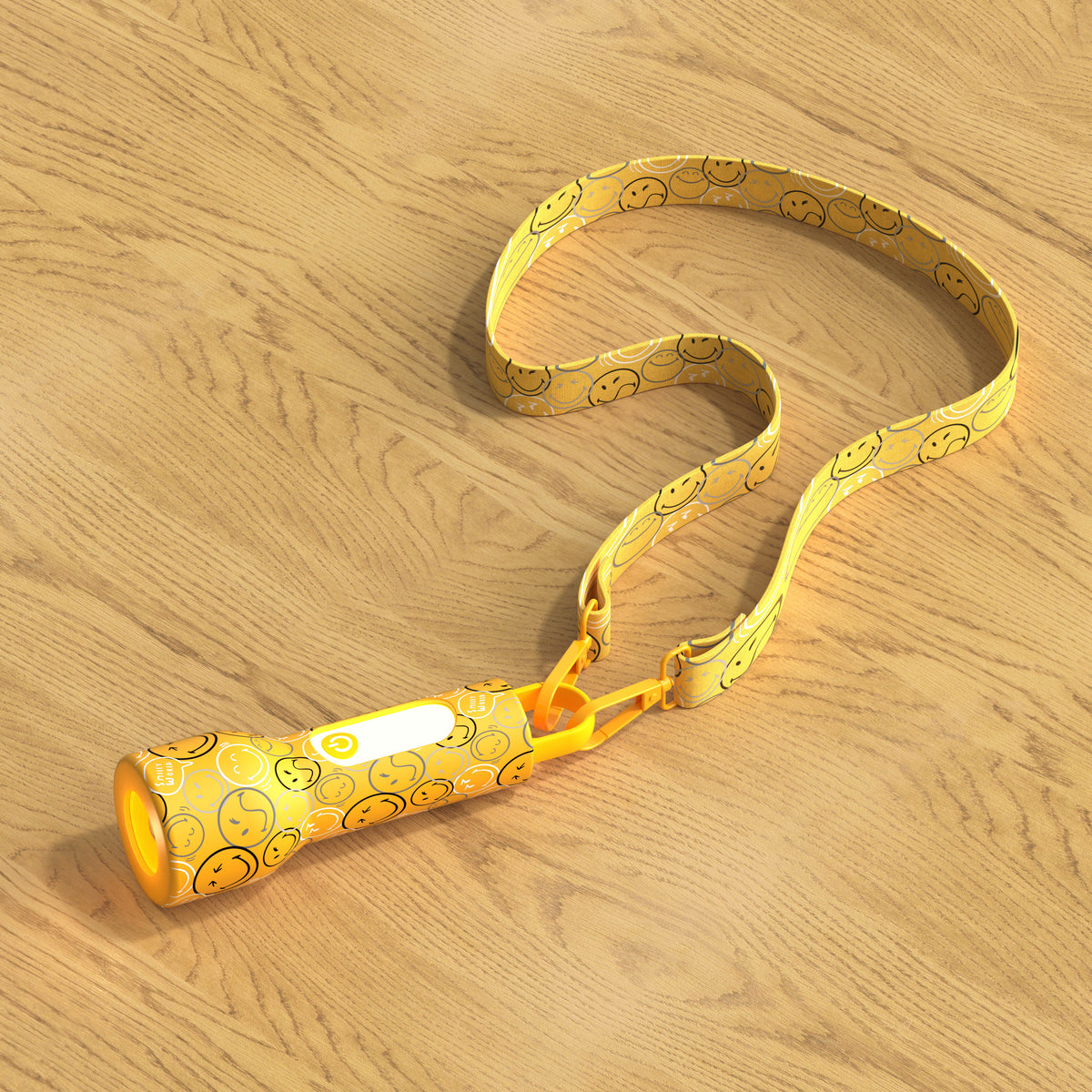 Children's flashlight Glowy MOB Smiley World – yellow