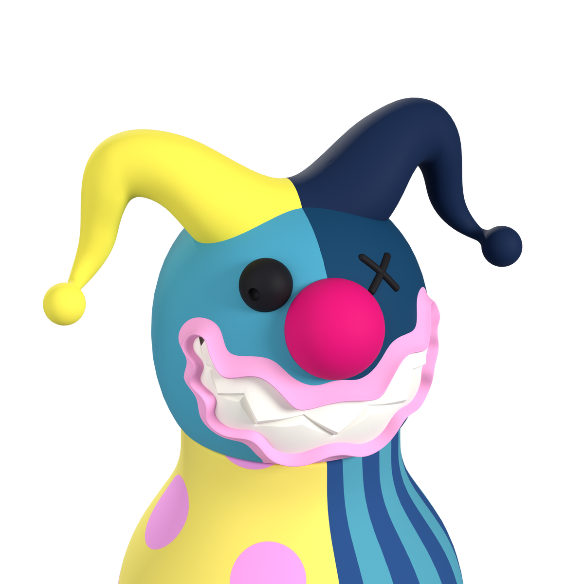 Thermal bottle with straw Spookie Asobu – Clown 460 ml