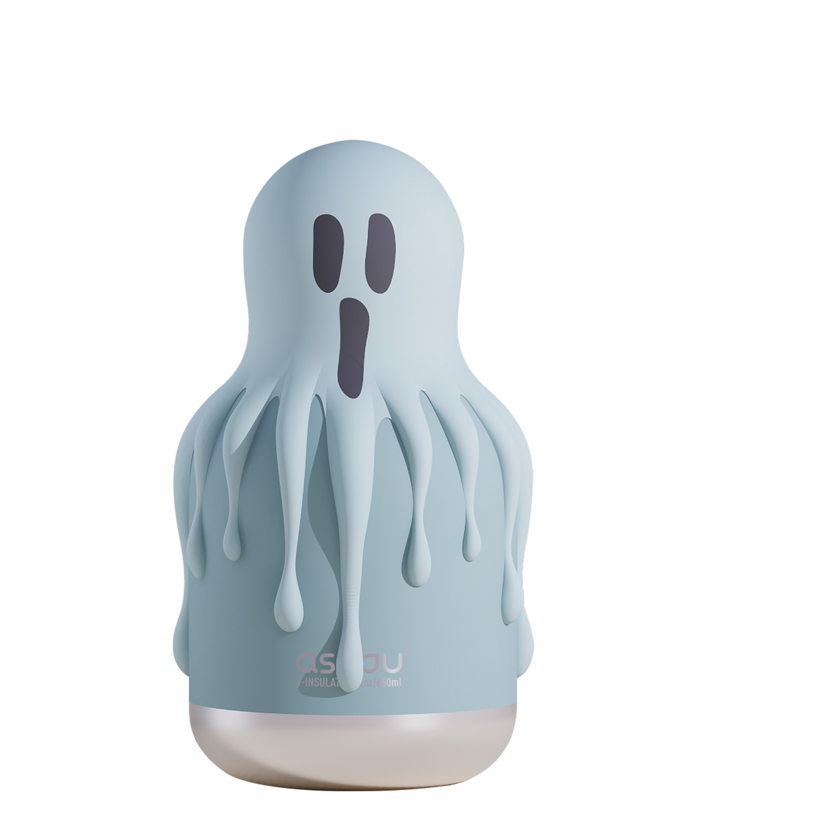 Thermal bottle with straw Maxi Spookie Asobu – Ghost 660 ml