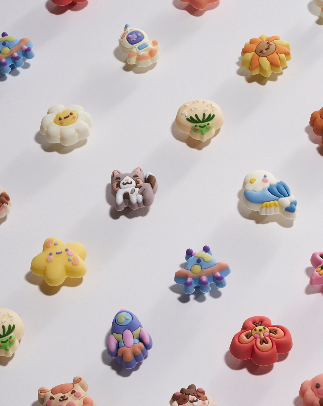 Summies Przypinki do okularów – Kwiaty