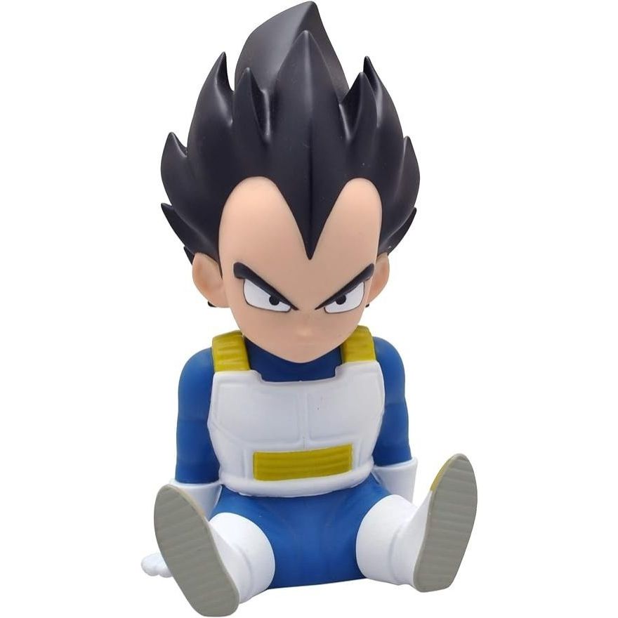 Plastoy skarbonka Dragon Ball przedstawiająca postać Vegety w niebieskim stroju
