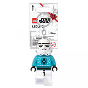 Świąteczny brelok LEGO Star Wars Stormtrooper w niebieskim swetrze z motywem świątecznym