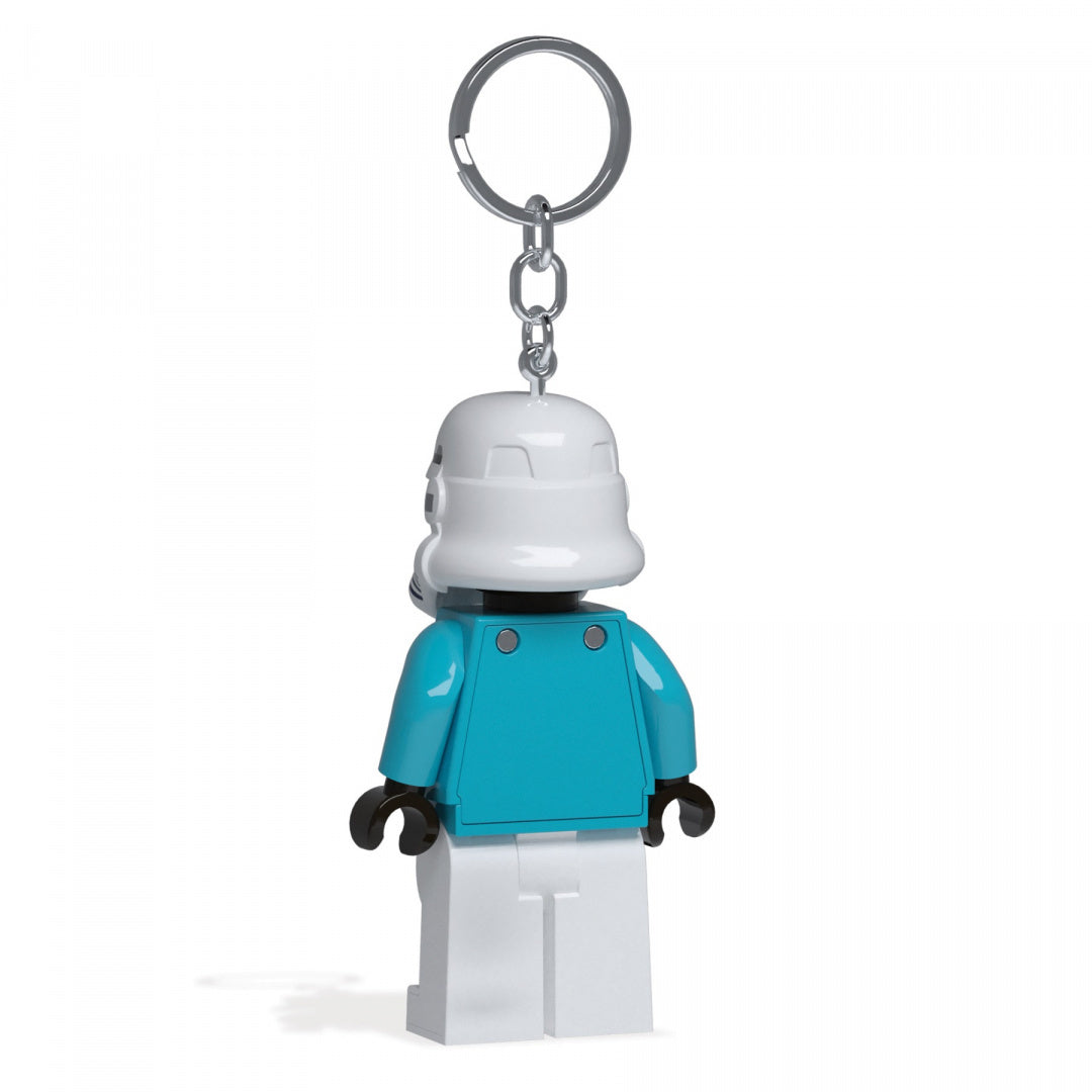 Świąteczny brelok LEGO Star Wars z figurką żołnierza szturmowca w niebieskim uniformie