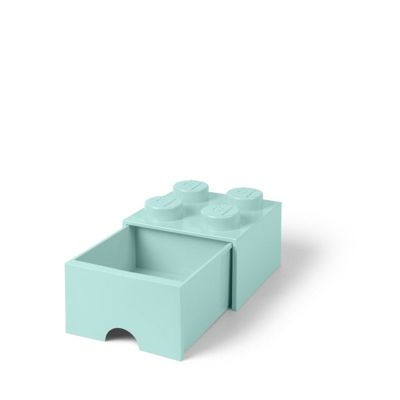 Szuflada LEGO Brick 4 morski w kształcie elementu konstrukcyjnego do przechowywania drobiazgów