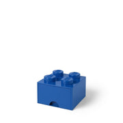 Niebieska szuflada LEGO na zabawki w kształcie kostki LEGO do przechowywania dziecięcych rzeczy