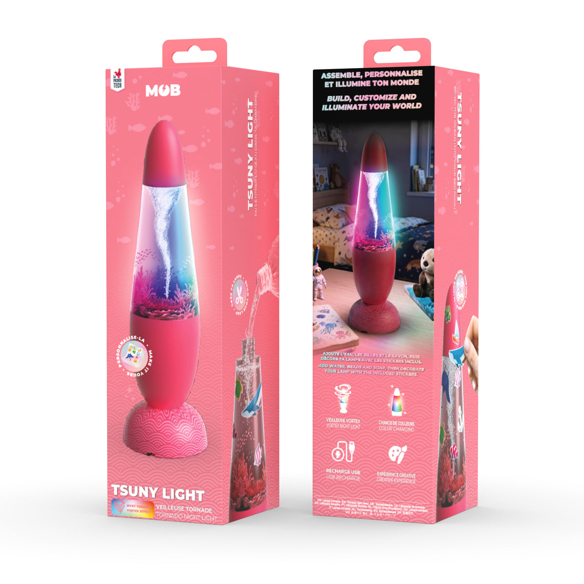 Tornado Tsuny Light MOB lamp – coral