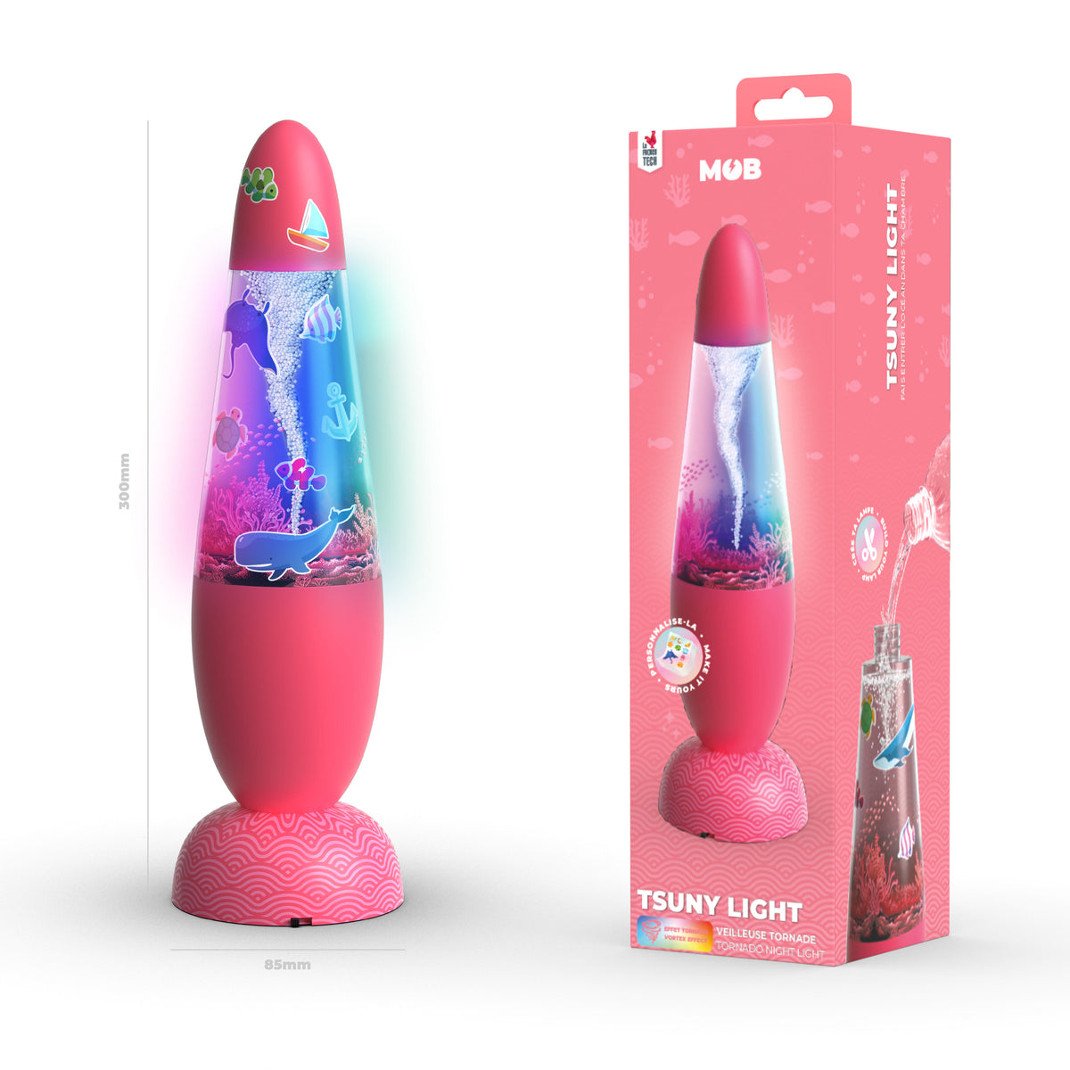 Tornado Tsuny Light MOB lamp – coral