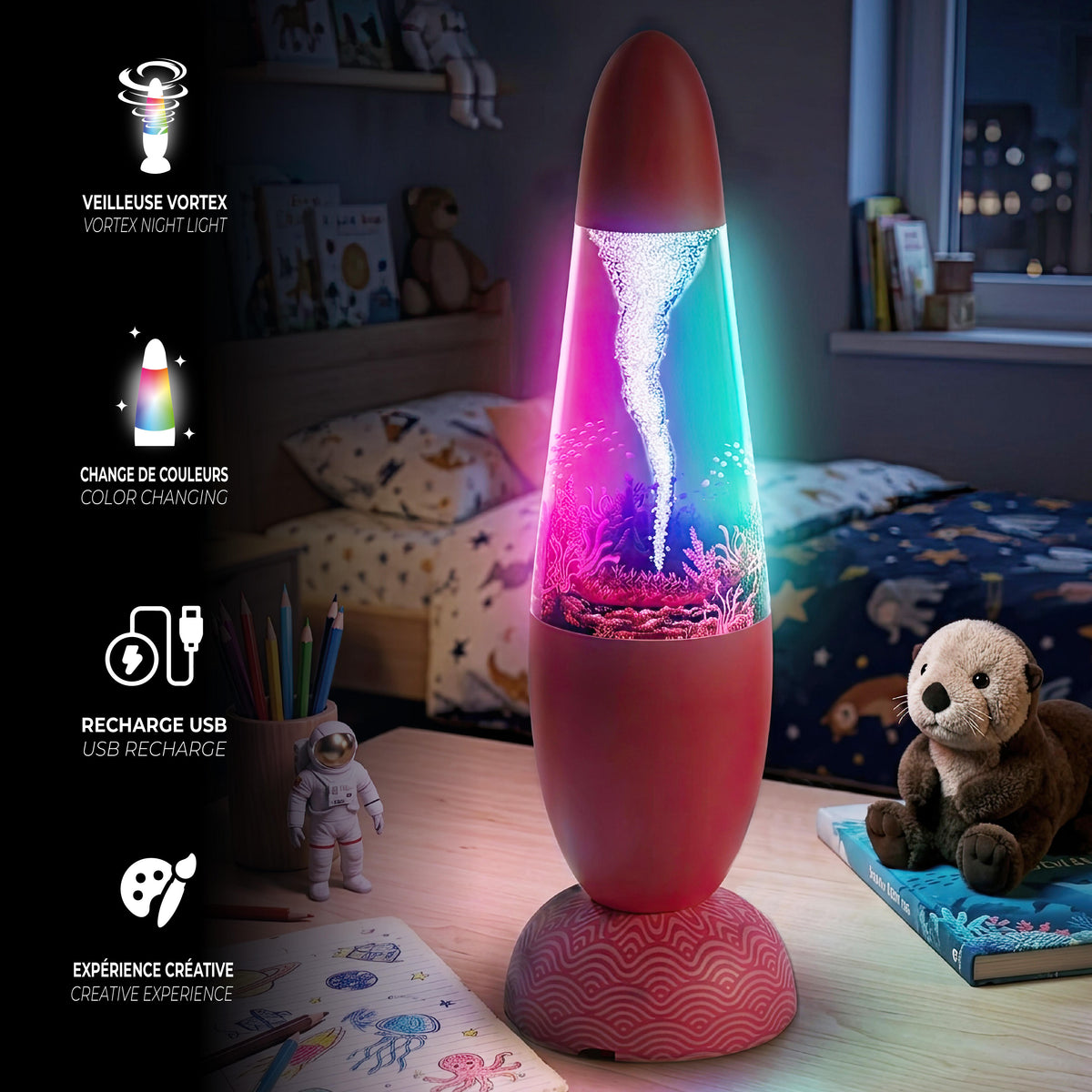 Tornado Tsuny Light MOB lamp – coral