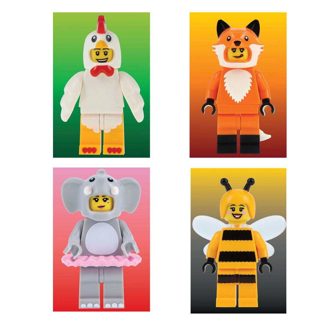 Zagadkowe minipuzzle LEGO® – Animal Edition (126 el.)